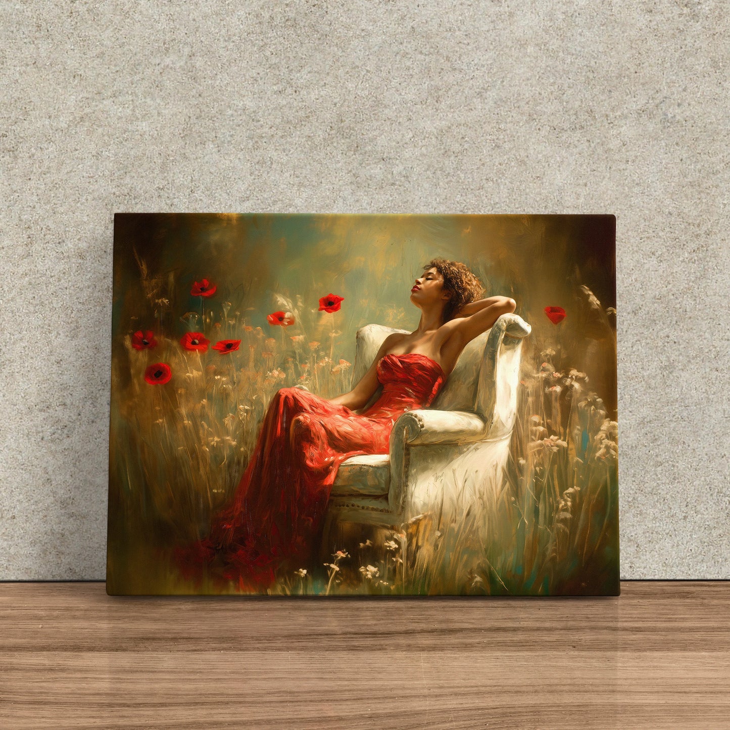 Stillness in Scarlet