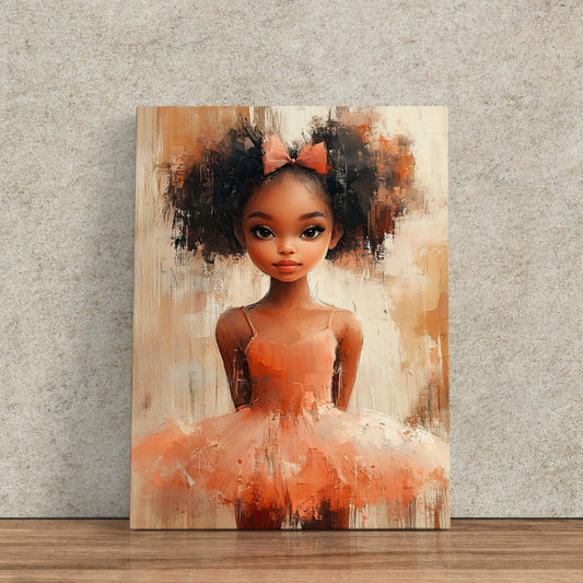 Poised in Peach