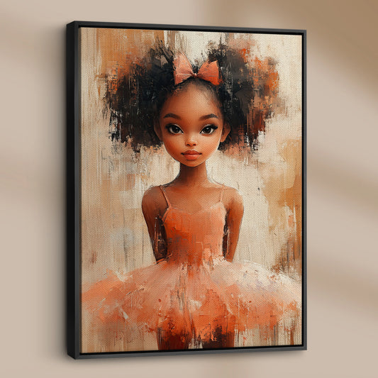 Poised in Peach